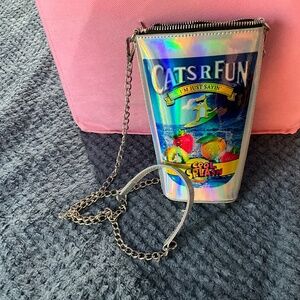 Novelty Capri Sun-like Crossbody Bag